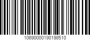 Código de barras (EAN, GTIN, SKU, ISBN): '10690000190198510'
