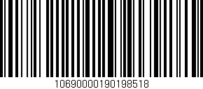 Código de barras (EAN, GTIN, SKU, ISBN): '10690000190198518'