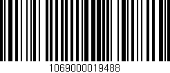 Código de barras (EAN, GTIN, SKU, ISBN): '1069000019488'