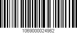 Código de barras (EAN, GTIN, SKU, ISBN): '1069000024962'