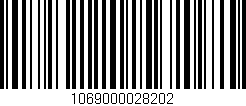 Código de barras (EAN, GTIN, SKU, ISBN): '1069000028202'