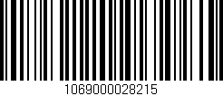 Código de barras (EAN, GTIN, SKU, ISBN): '1069000028215'