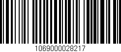 Código de barras (EAN, GTIN, SKU, ISBN): '1069000028217'