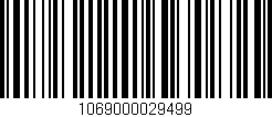 Código de barras (EAN, GTIN, SKU, ISBN): '1069000029499'