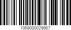 Código de barras (EAN, GTIN, SKU, ISBN): '1069000029867'