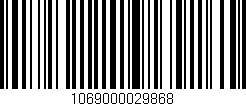 Código de barras (EAN, GTIN, SKU, ISBN): '1069000029868'