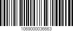 Código de barras (EAN, GTIN, SKU, ISBN): '1069000036663'