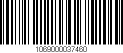 Código de barras (EAN, GTIN, SKU, ISBN): '1069000037460'