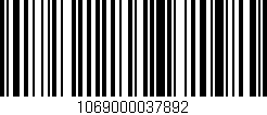 Código de barras (EAN, GTIN, SKU, ISBN): '1069000037892'