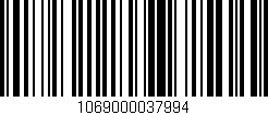 Código de barras (EAN, GTIN, SKU, ISBN): '1069000037994'