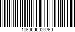 Código de barras (EAN, GTIN, SKU, ISBN): '1069000038769'