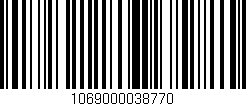 Código de barras (EAN, GTIN, SKU, ISBN): '1069000038770'
