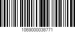 Código de barras (EAN, GTIN, SKU, ISBN): '1069000038771'