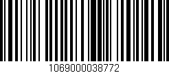 Código de barras (EAN, GTIN, SKU, ISBN): '1069000038772'
