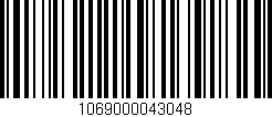 Código de barras (EAN, GTIN, SKU, ISBN): '1069000043048'