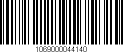 Código de barras (EAN, GTIN, SKU, ISBN): '1069000044140'