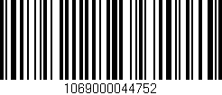Código de barras (EAN, GTIN, SKU, ISBN): '1069000044752'