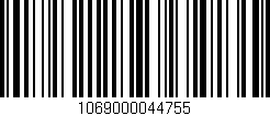 Código de barras (EAN, GTIN, SKU, ISBN): '1069000044755'