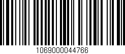 Código de barras (EAN, GTIN, SKU, ISBN): '1069000044766'