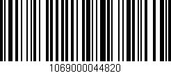 Código de barras (EAN, GTIN, SKU, ISBN): '1069000044820'