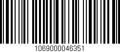 Código de barras (EAN, GTIN, SKU, ISBN): '1069000046351'