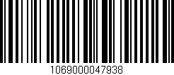 Código de barras (EAN, GTIN, SKU, ISBN): '1069000047938'