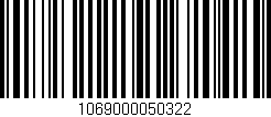 Código de barras (EAN, GTIN, SKU, ISBN): '1069000050322'