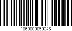 Código de barras (EAN, GTIN, SKU, ISBN): '1069000050346'