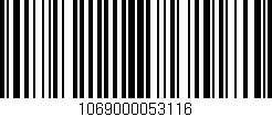 Código de barras (EAN, GTIN, SKU, ISBN): '1069000053116'