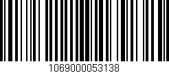 Código de barras (EAN, GTIN, SKU, ISBN): '1069000053138'