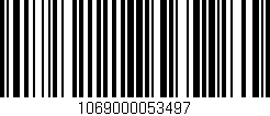 Código de barras (EAN, GTIN, SKU, ISBN): '1069000053497'
