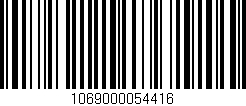 Código de barras (EAN, GTIN, SKU, ISBN): '1069000054416'