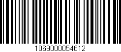 Código de barras (EAN, GTIN, SKU, ISBN): '1069000054612'
