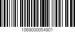 Código de barras (EAN, GTIN, SKU, ISBN): '1069000054901'