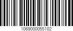 Código de barras (EAN, GTIN, SKU, ISBN): '1069000055102'