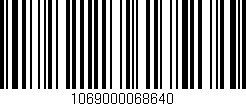 Código de barras (EAN, GTIN, SKU, ISBN): '1069000068640'