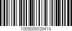 Código de barras (EAN, GTIN, SKU, ISBN): '1069005039414'