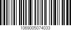 Código de barras (EAN, GTIN, SKU, ISBN): '1069005074033'