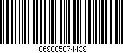 Código de barras (EAN, GTIN, SKU, ISBN): '1069005074439'