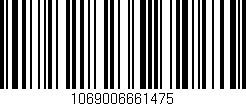 Código de barras (EAN, GTIN, SKU, ISBN): '1069006661475'