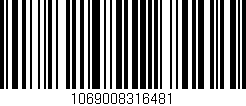 Código de barras (EAN, GTIN, SKU, ISBN): '1069008316481'