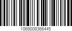 Código de barras (EAN, GTIN, SKU, ISBN): '1069008366445'