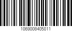 Código de barras (EAN, GTIN, SKU, ISBN): '1069008405011'