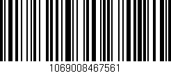 Código de barras (EAN, GTIN, SKU, ISBN): '1069008467561'