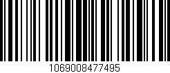 Código de barras (EAN, GTIN, SKU, ISBN): '1069008477495'
