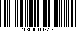 Código de barras (EAN, GTIN, SKU, ISBN): '1069008497795'