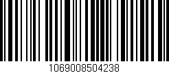 Código de barras (EAN, GTIN, SKU, ISBN): '1069008504238'