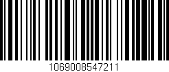 Código de barras (EAN, GTIN, SKU, ISBN): '1069008547211'