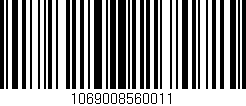 Código de barras (EAN, GTIN, SKU, ISBN): '1069008560011'