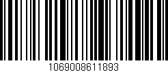 Código de barras (EAN, GTIN, SKU, ISBN): '1069008611893'
